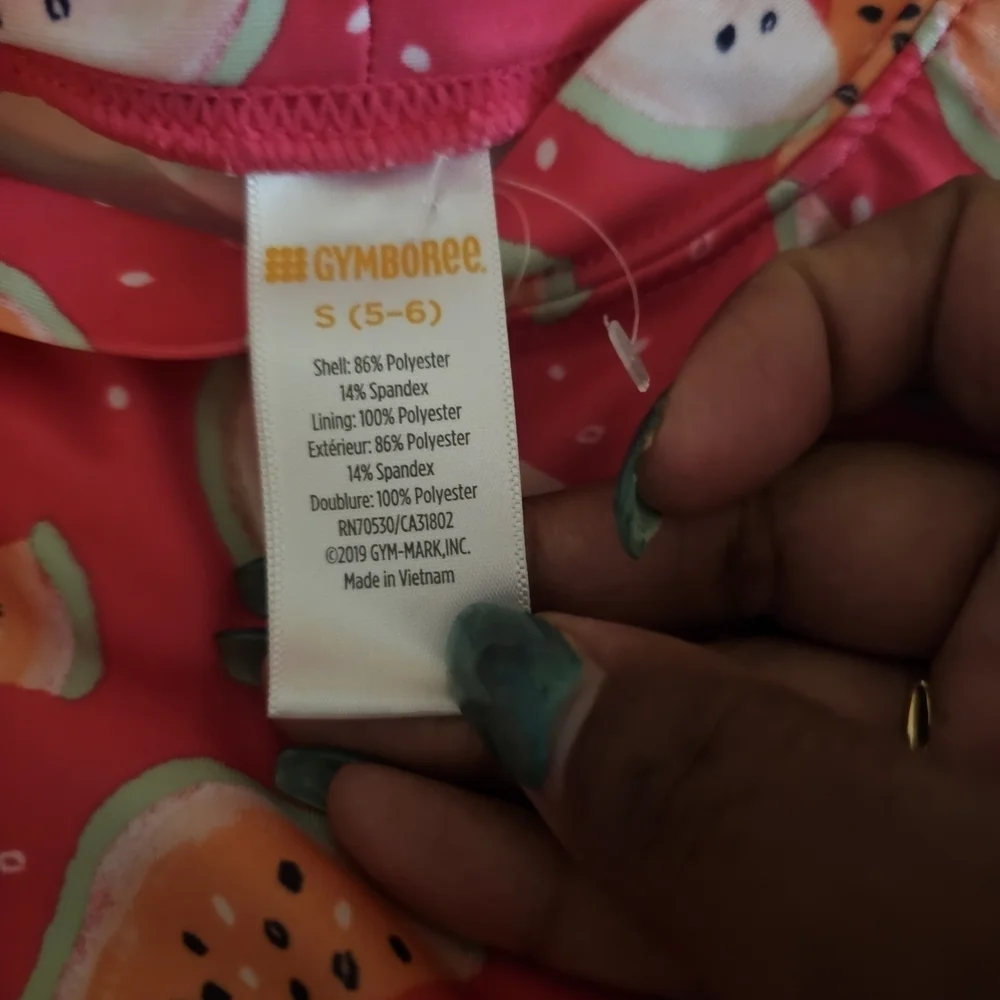 Gymboree Pink Watermelon Rashguard Set